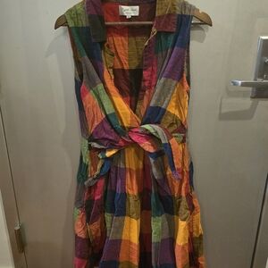 Colorful Patchwork Maxi Dress